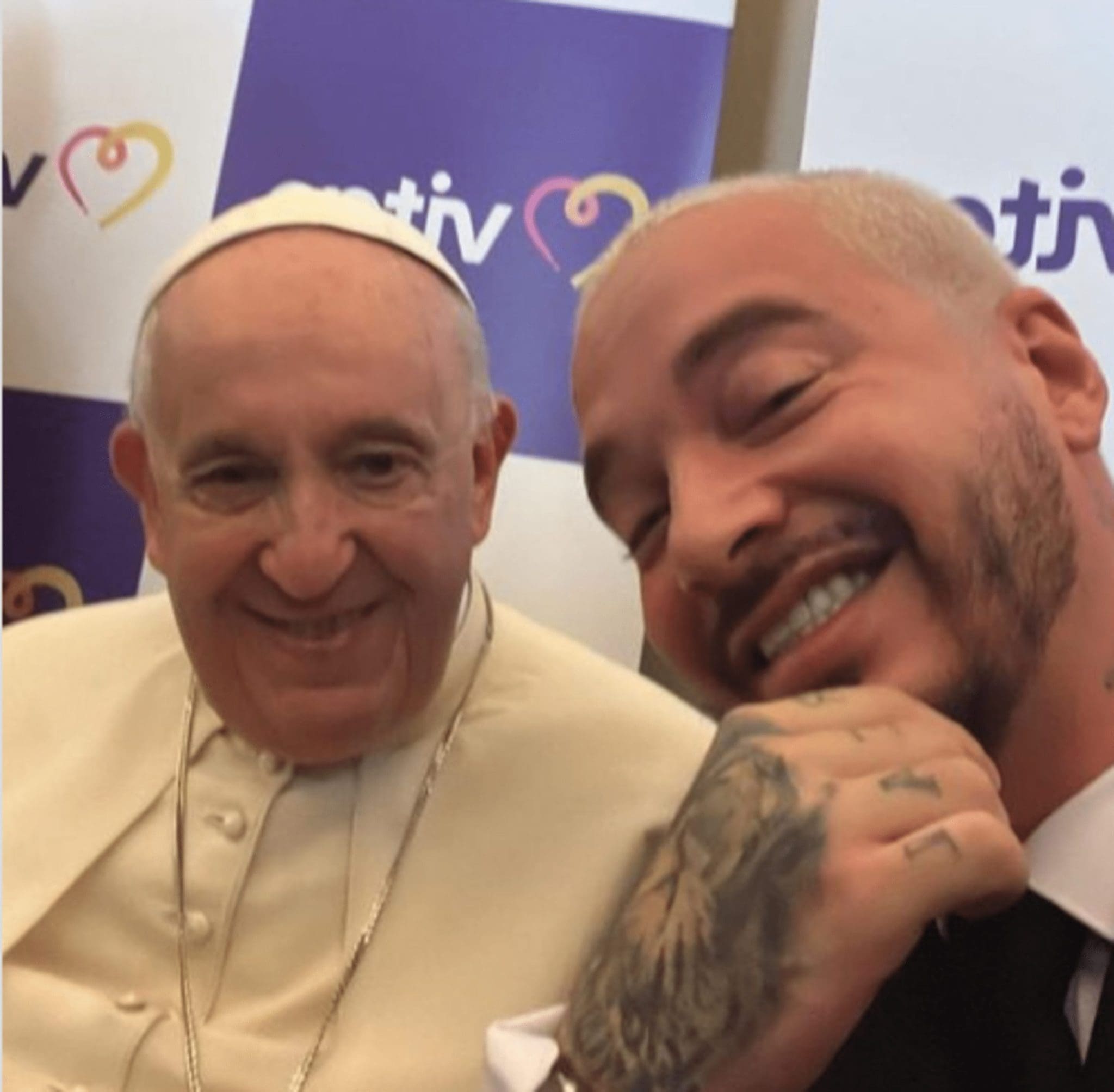 Pope Francis And J Balvin Have A Special Affinity