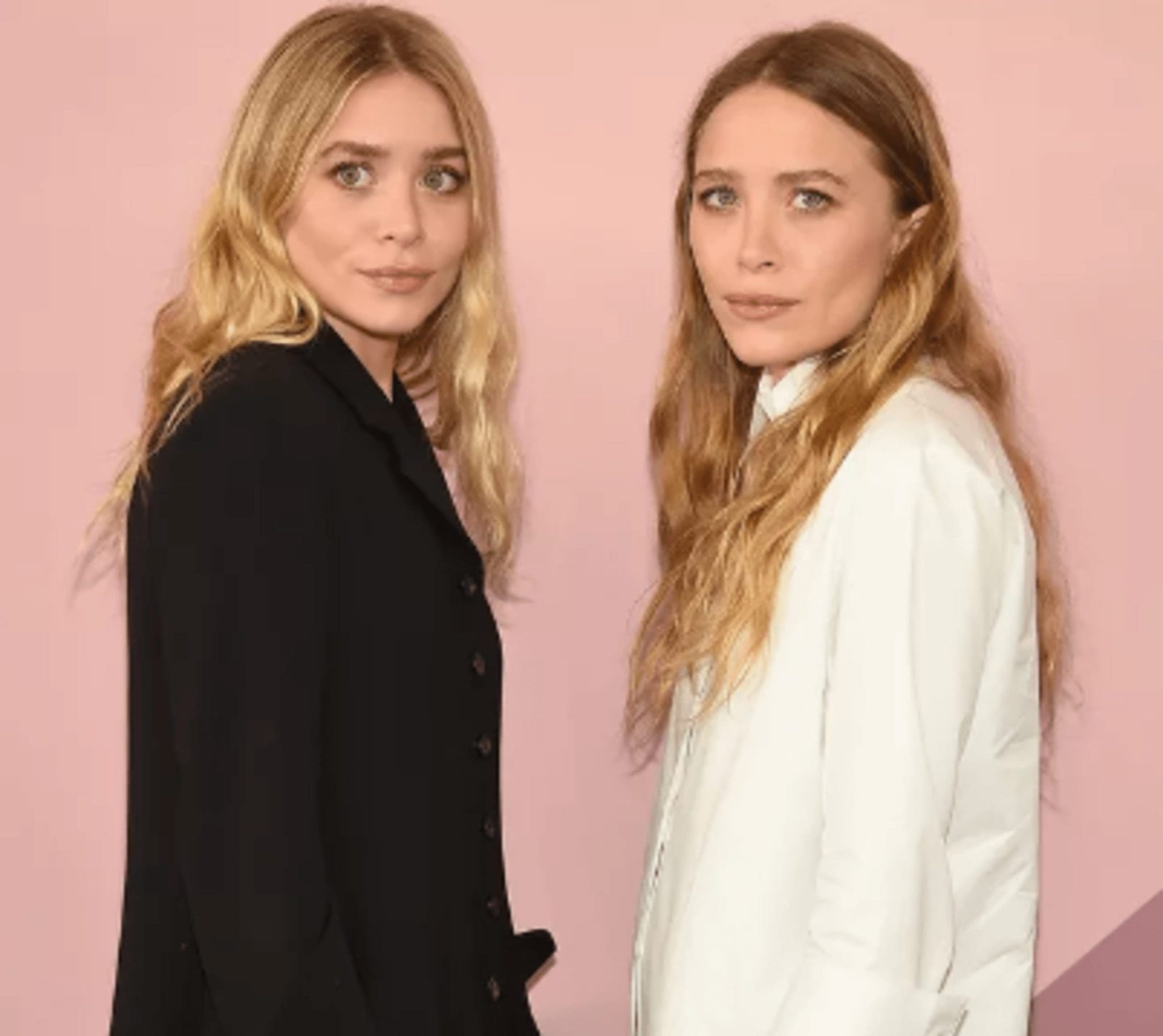 The Olsen Twins, Mary-Kate and Ashley, Have a Great Time at The Row's Paris Fashion Week