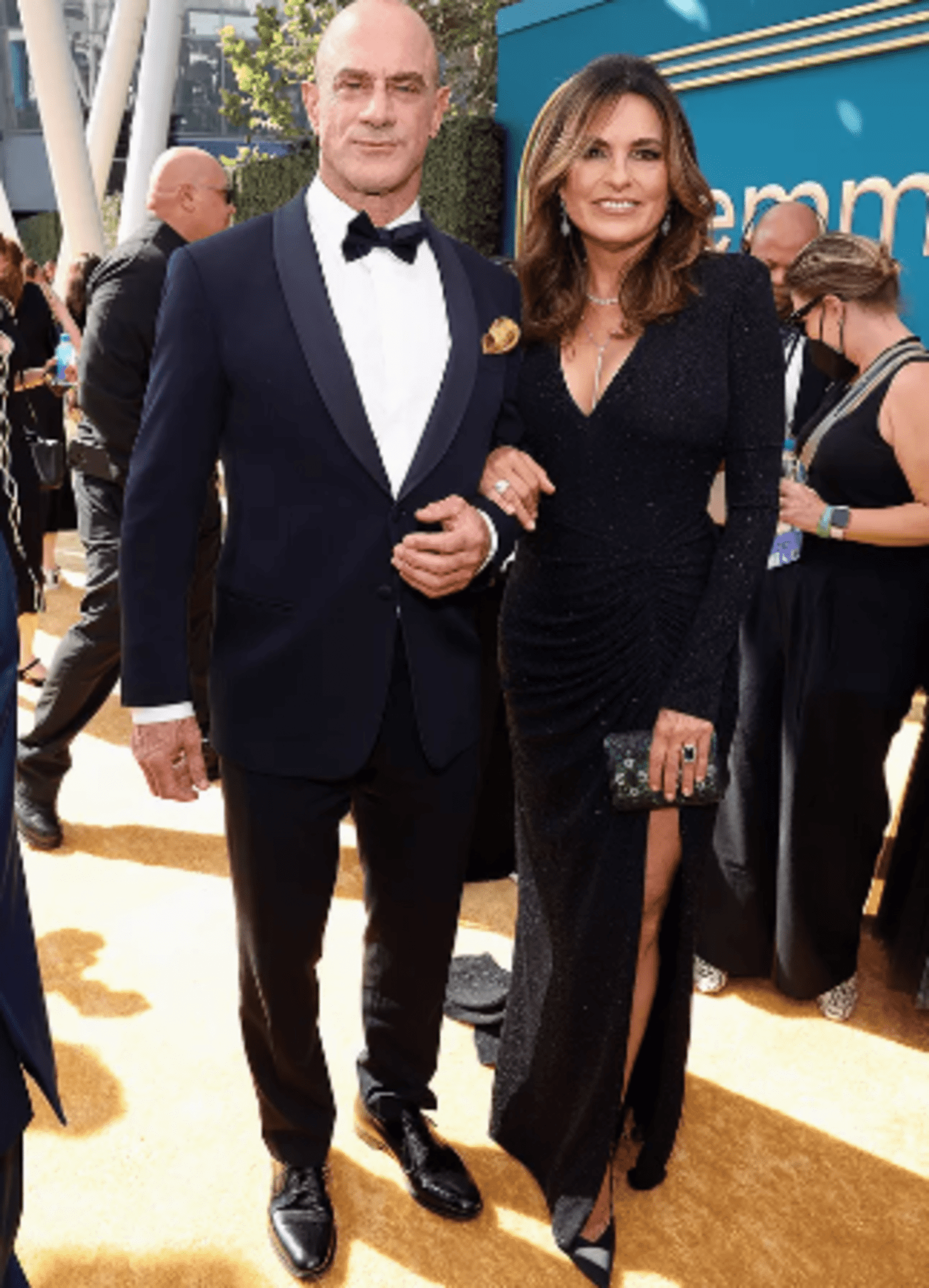 Mariska Hargitay has stated that she is comfortable with the label of "Christopher Meloni's second wife."