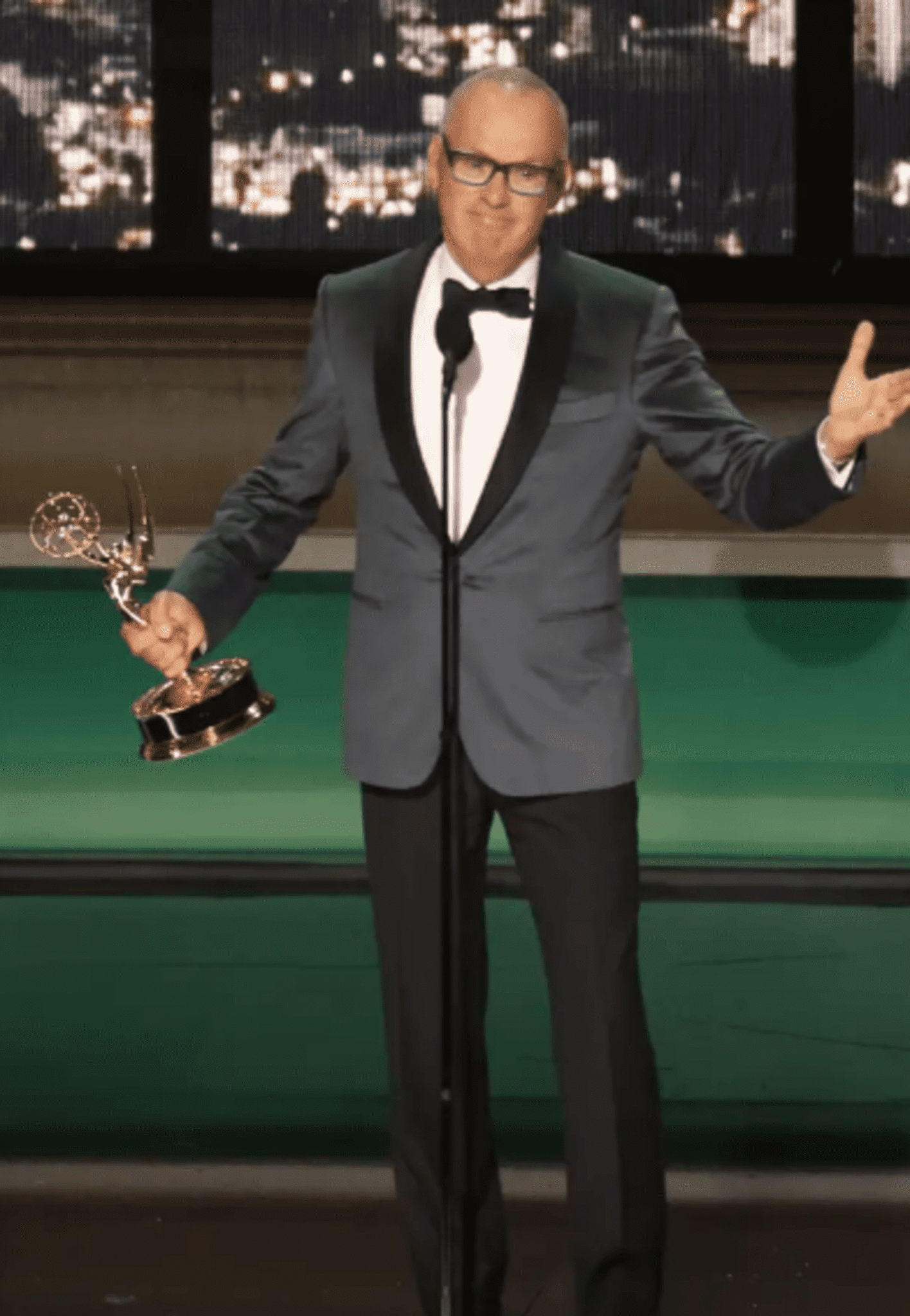 While accepting the prize for Best Lead Actor in a Limited Series, f-bomb-dropping Michael Keaton made headlines.