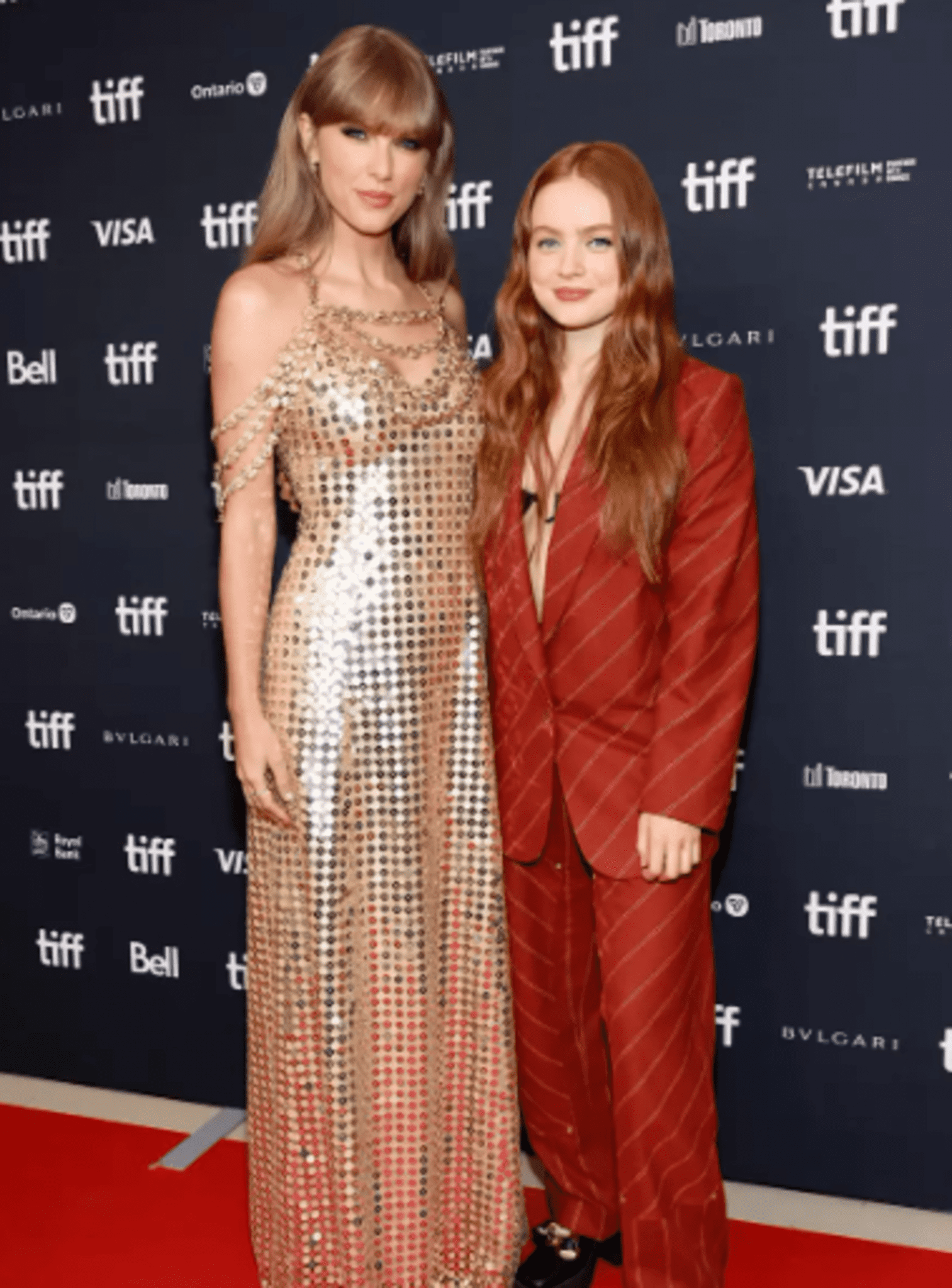 Stranger Things' Sadie Sink And Taylor Swift Dazzle On The Red Carpet