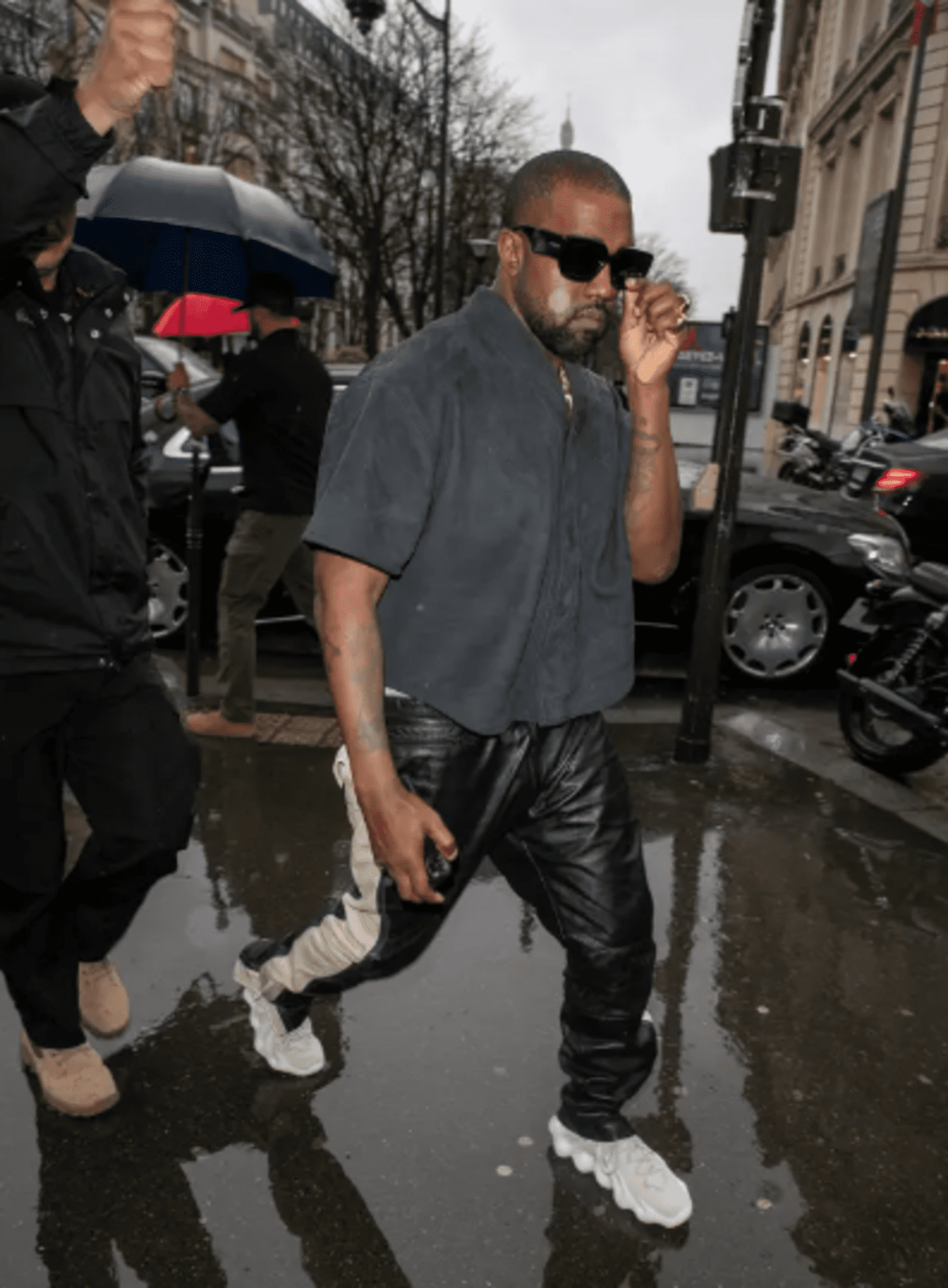 Kanye West was booted out of the Skechers headquarters in Southern California after showing up unannounced.