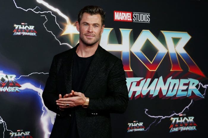 Chris Hemsworth Is Seen Carrying A Gigantic Mjolnir On The Set Of Thor: Love And Thunder