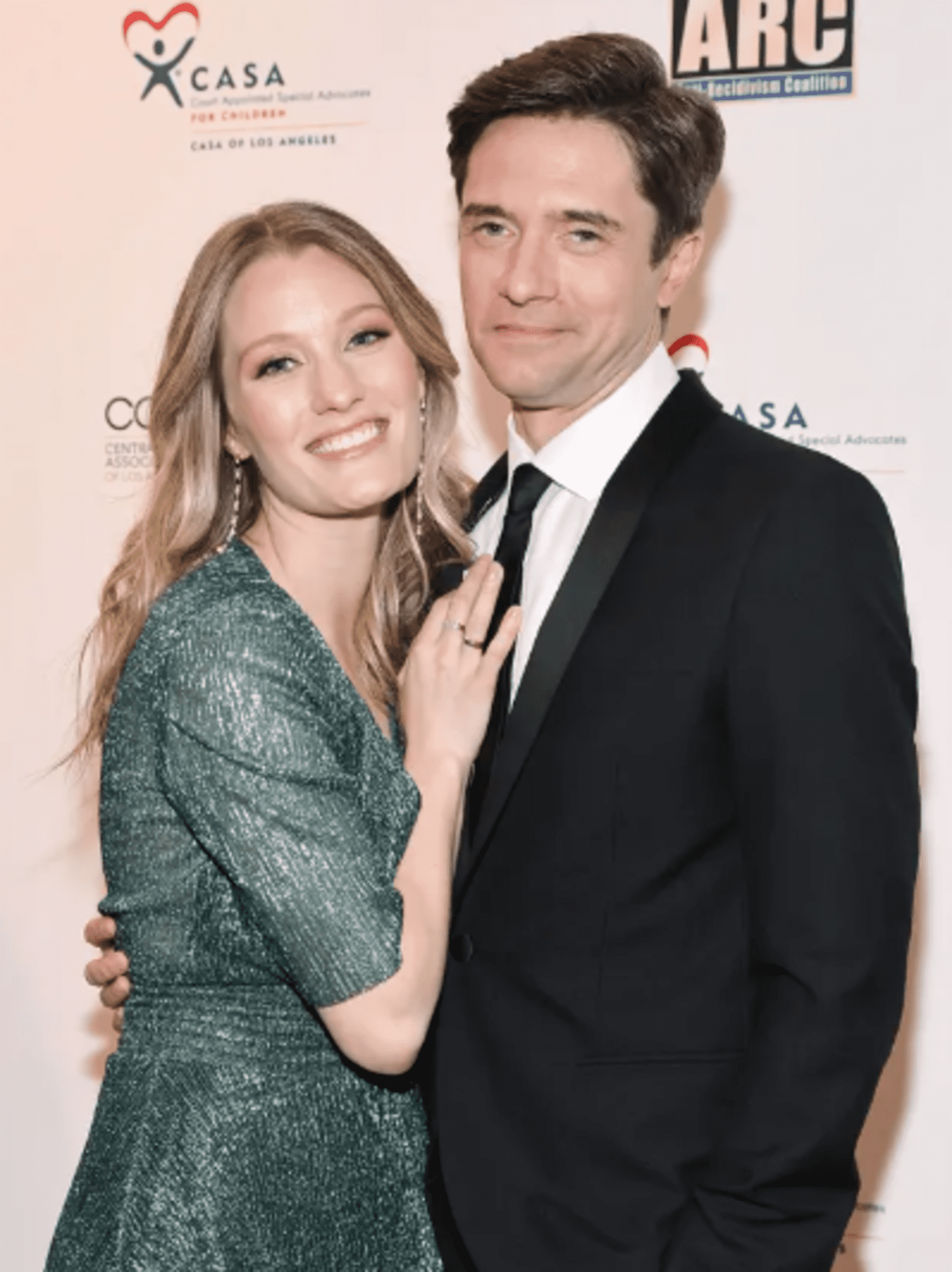 Topher Grace and his wife, actress Ashley Hinshaw, are welcoming their third child.
