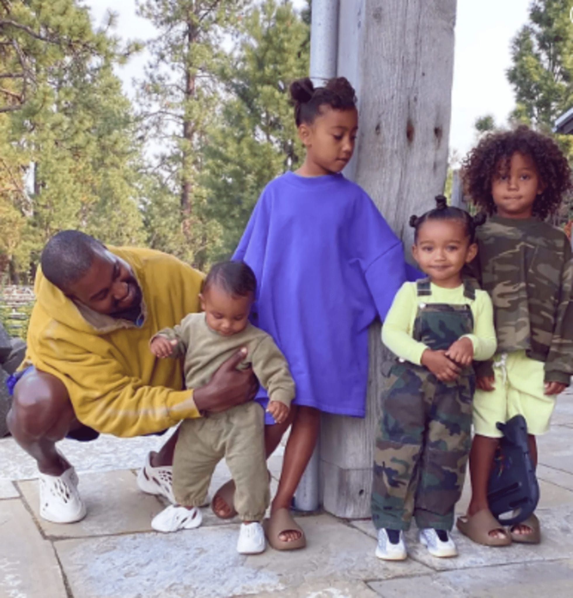 Kanye West has stated that he believes his children were sexualized by hired actors.