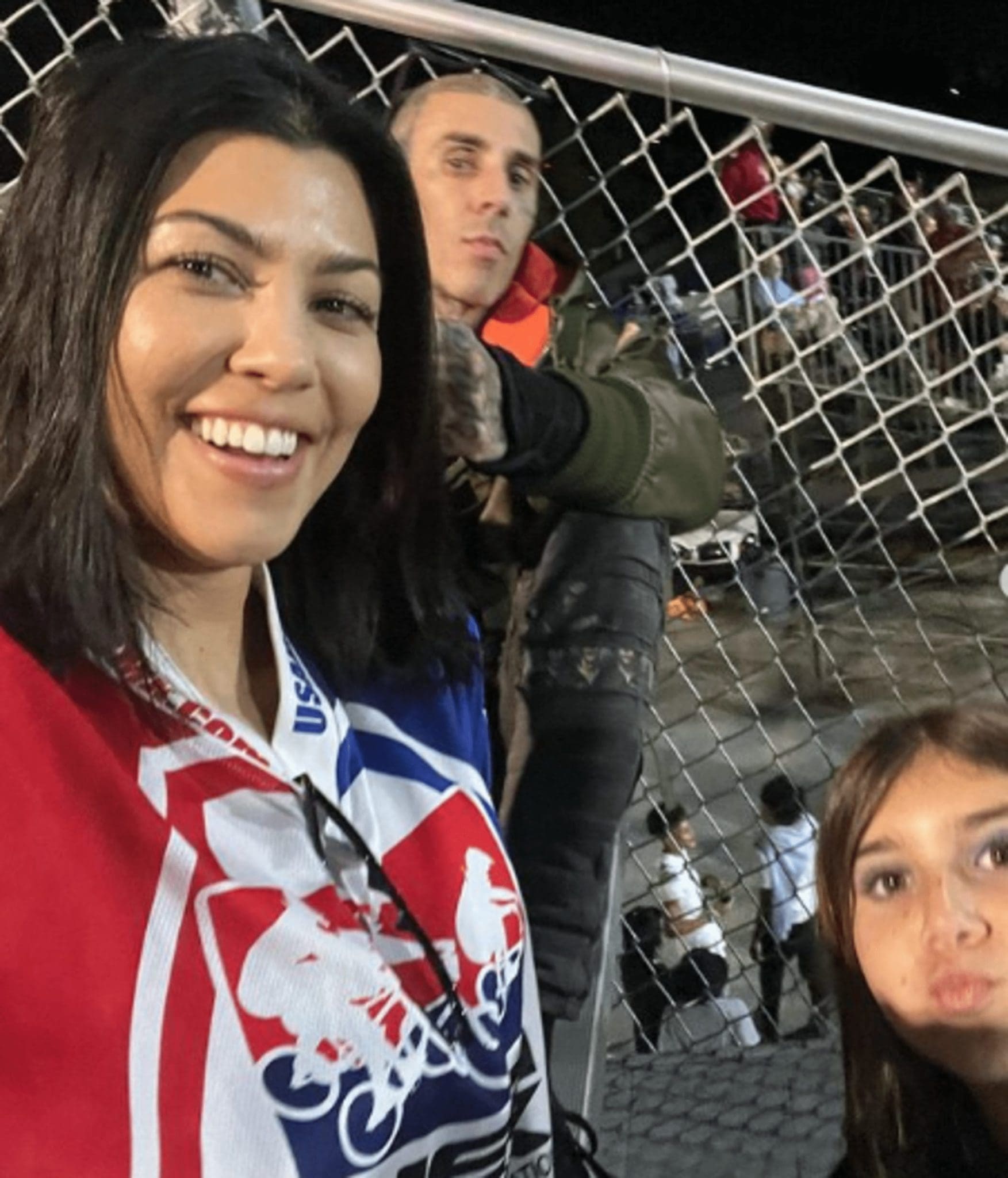 Kourtney Kardashian and her family, including husband Travis Barker, share a photo collage in honor of the autumn season.