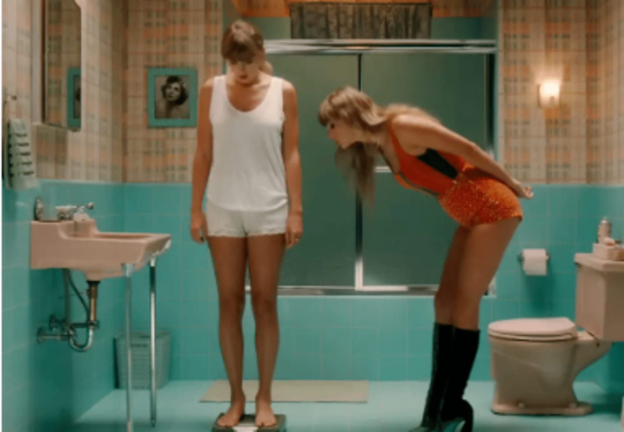 Taylor Swift Took Some Criticism For A Sequence In The Music Video For Anti-Hero In Which She Stood On A Scale That Read Fat