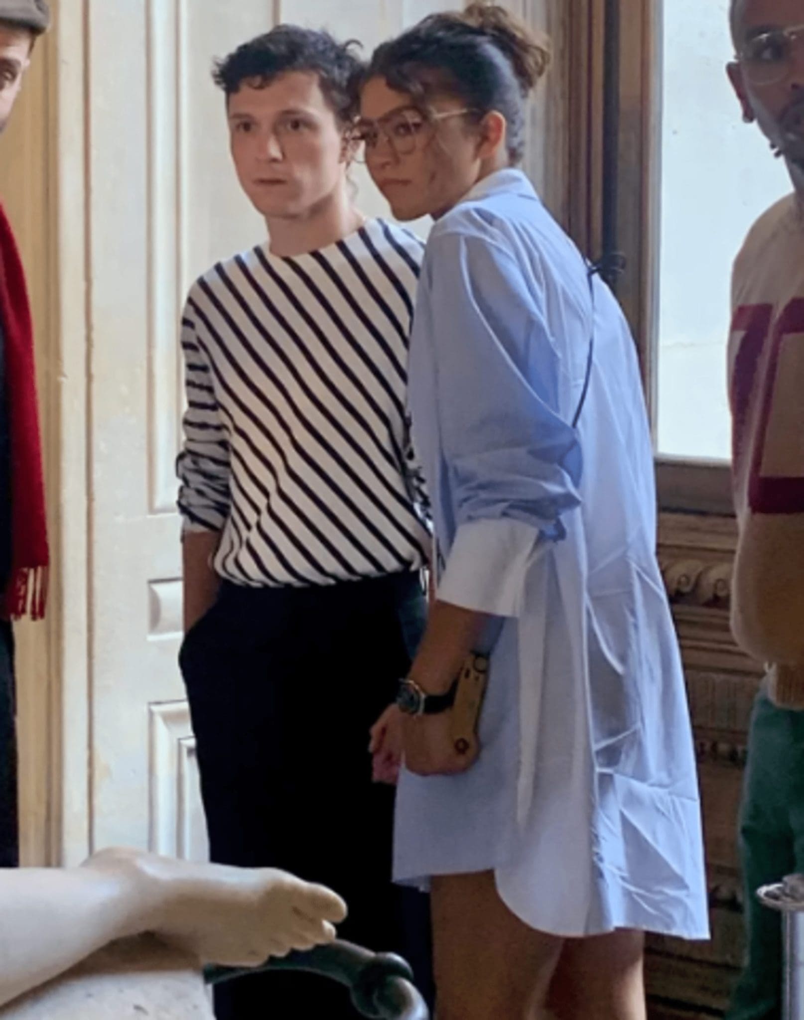 Enjoying A Romantic Evening At The Louvre In Paris, Tom Holland And Zendaya Went On A Date