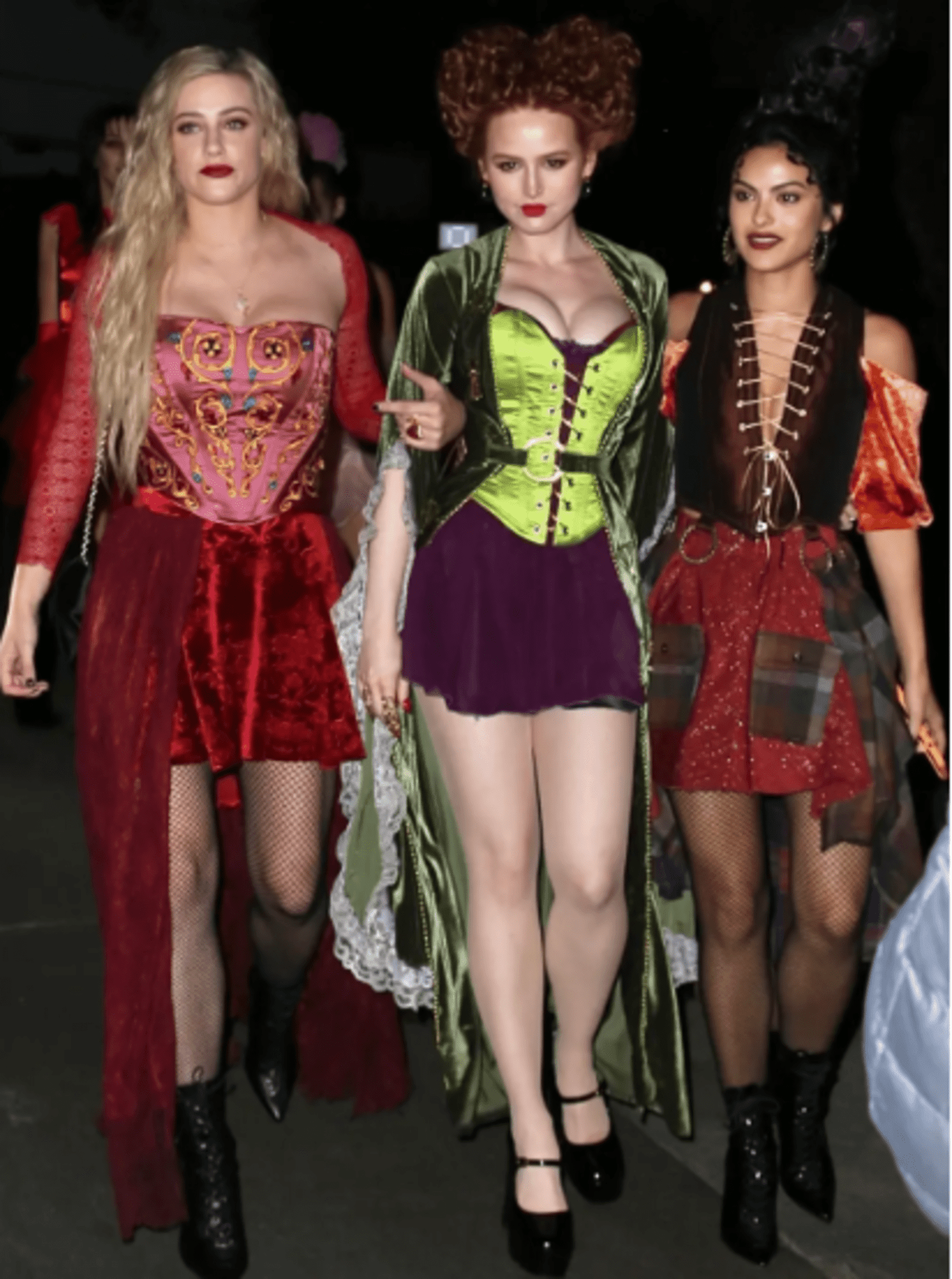 It's Halloween In Hollywood, And The Hocus Pocus Girls—Lili Reinhart, Camila Mendes, And Madelaine Petsch—Are Making An Appearance As The Unforgettable Witchy Trio