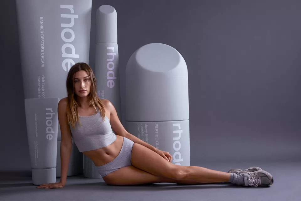 Hailey Bieber Elicits Negative Reactions From Fans For Being Pantless For The Rhode Skin Calendar